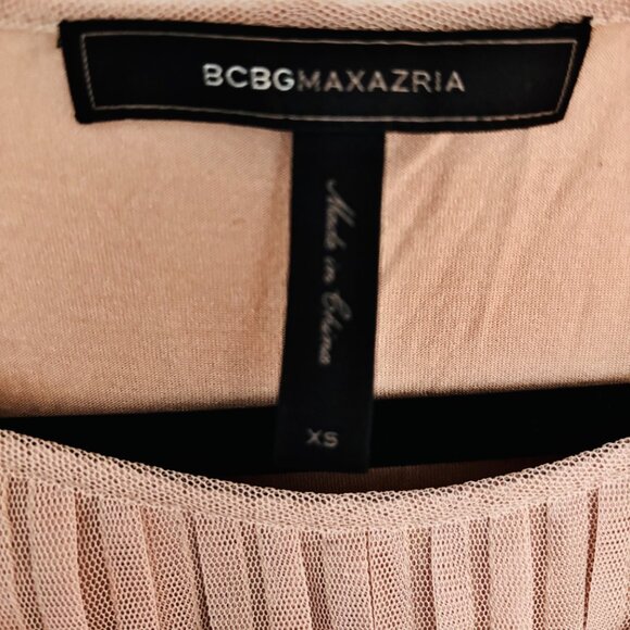 BCBG MaxAzria Sheer Nude Lace Tank Top - NEW Womens Size XS - Picture 6 of 9